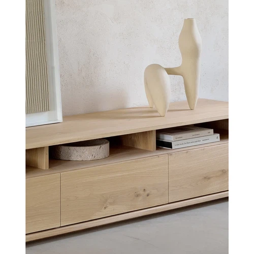 Wood TV Stand With Storage Cabinet Wood TV Stand With Storage Cabinet