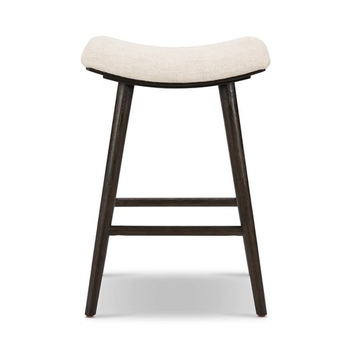 Saddle Stool With Antique Grey Base Saddle Stool With Antique Grey Base