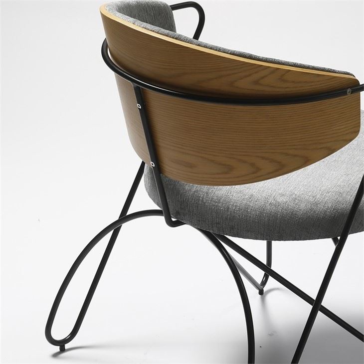 Fabric Dining Chair With Chrome Base Fabric Dining Chair With Chrome Base
